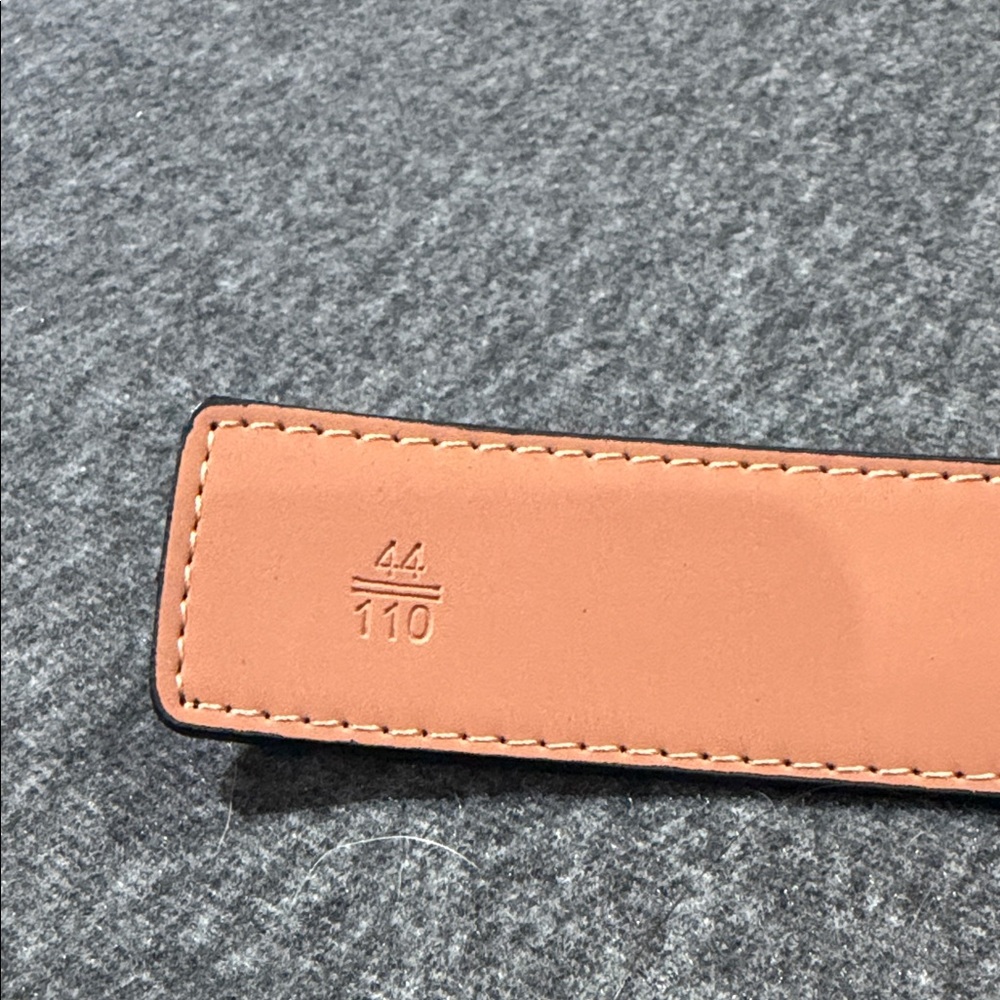 Black Checkered Men's Belt with buckle - Picture 8 of 10
